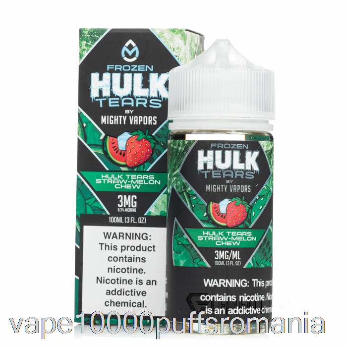 Vape Romania Frozen Hulk Tears Chew Pepene Galben - Hulk Tears - 100ml 0mg